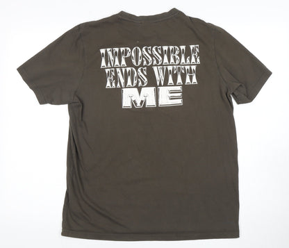 Mens UK Size M Disney Brown  T-Shirt