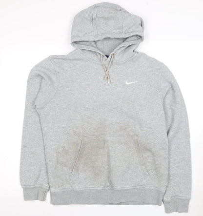 Mens UK Size M Nike Grey Pullover Hoodie
