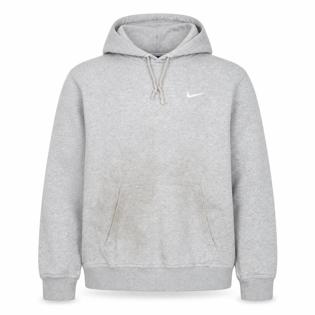 Mens UK Size M Nike Grey Pullover Hoodie