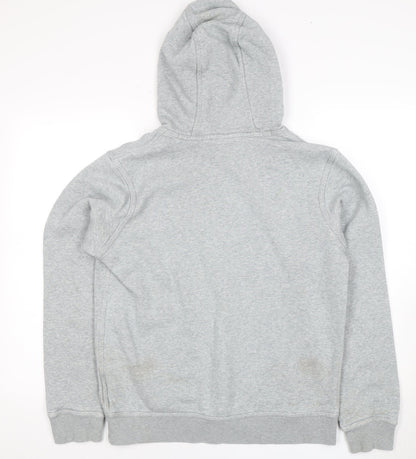 Mens UK Size M Nike Grey Pullover Hoodie