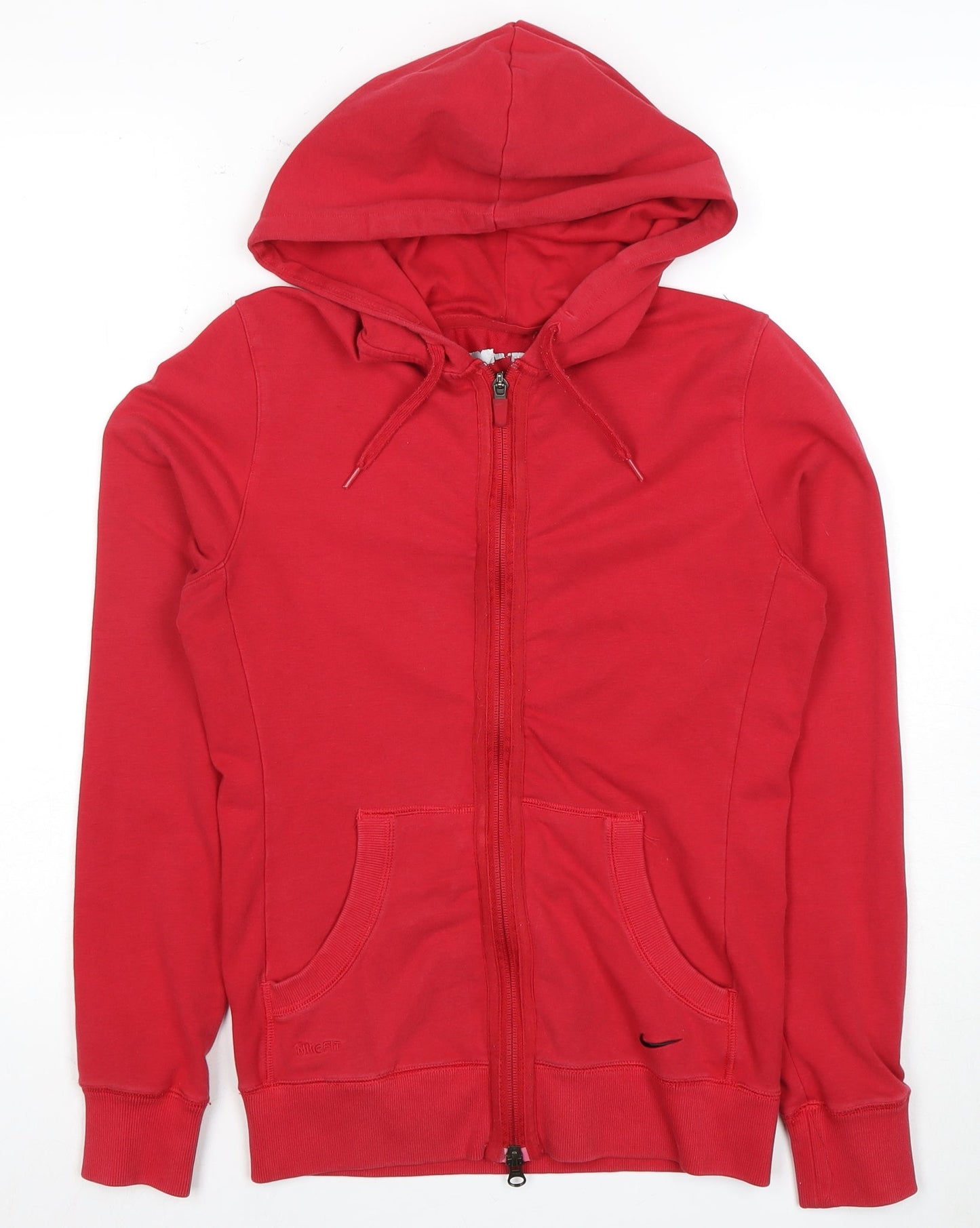 Nike Women's Red Full Zip Hoodie Size S