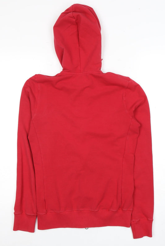 Nike Women's Red Full Zip Hoodie Size S