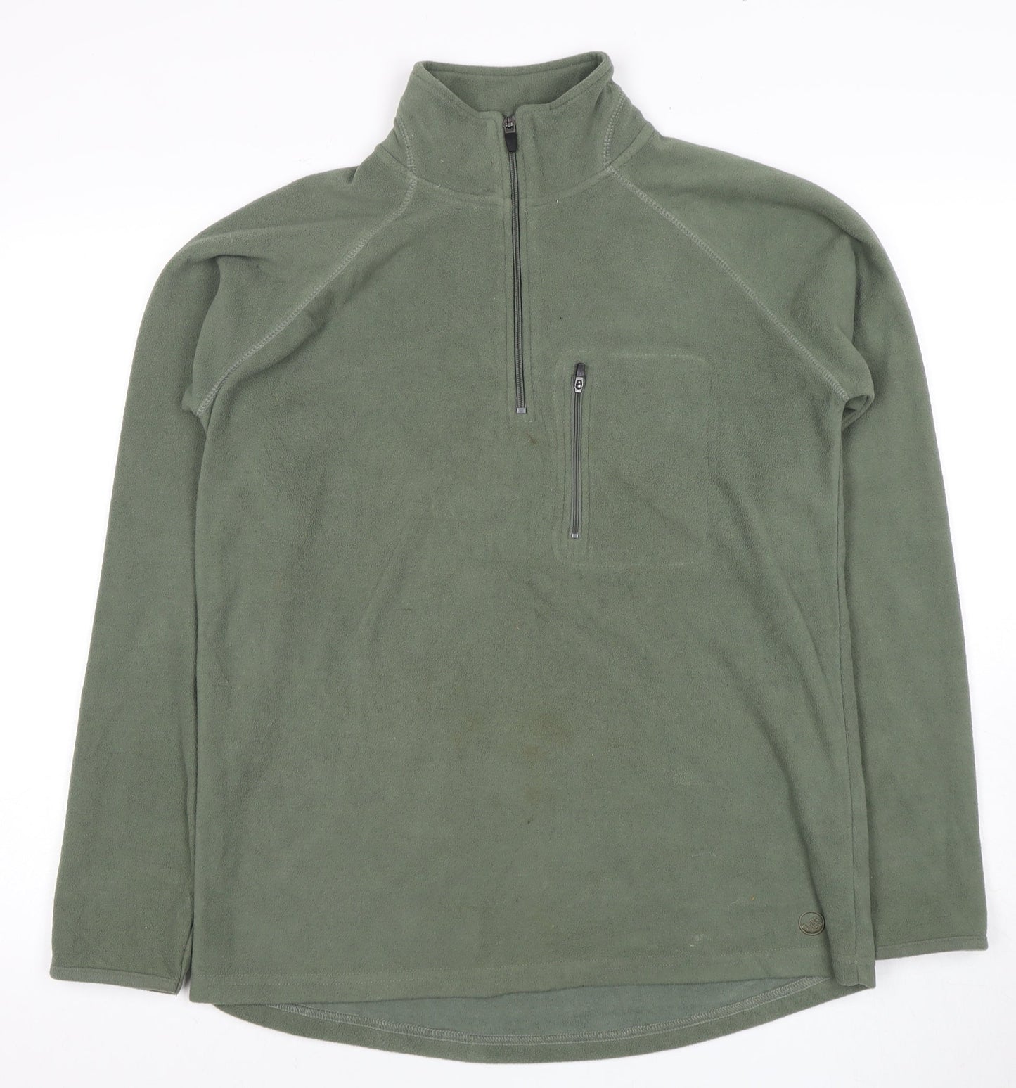 Mens UK Size S Peter Storm Green 1/4 Zip Sweatshirt