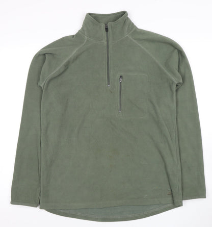 Mens UK Size S Peter Storm Green 1/4 Zip Sweatshirt