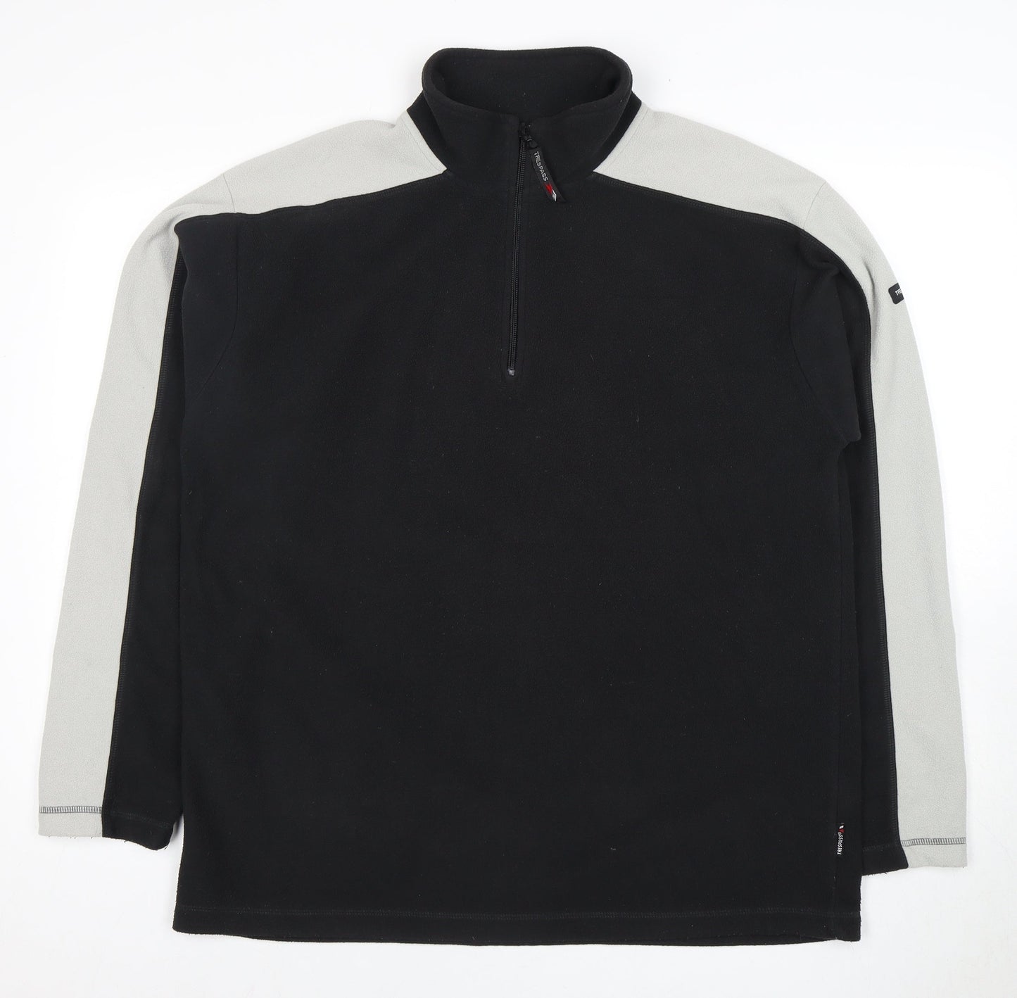 Trespass Men's Black Fleece Sweatshirt L Zip