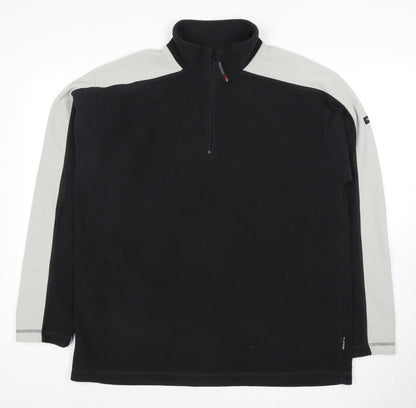 Trespass Men's Black Fleece Sweatshirt L Zip