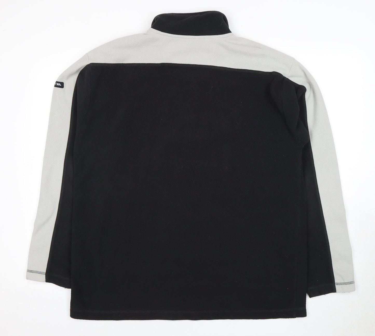 Trespass Men's Black Fleece Sweatshirt L Zip