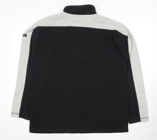 Trespass Men's Black Fleece Sweatshirt L Zip