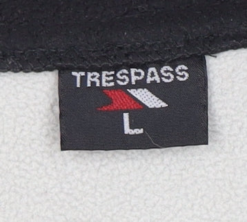 Trespass Men's Black Fleece Sweatshirt L Zip
