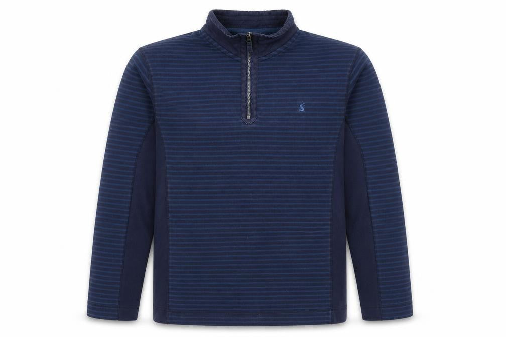 Mens UK Size L Joules Blue 1/2 Zip Hoodie