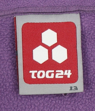 Tog 24 Girls Purple Polyester Jacket Size 13 Years