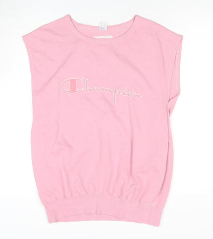 Champion Pink Sleeveless Unisex T-Shirt XL