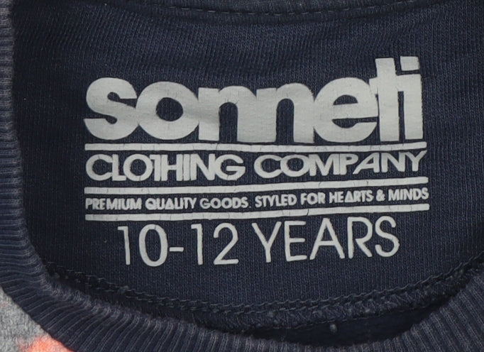 Sonneti Boys Blue Graphic Pullover Sweatshirt 10-12 Years