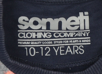 Sonneti Boys Blue Graphic Pullover Sweatshirt 10-12 Years