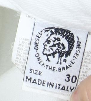 Diesel Women's White Straight Jeans Size 2