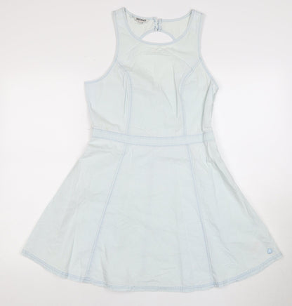SoulCalCo Women's Blue Fit & Flare Dress Size 12