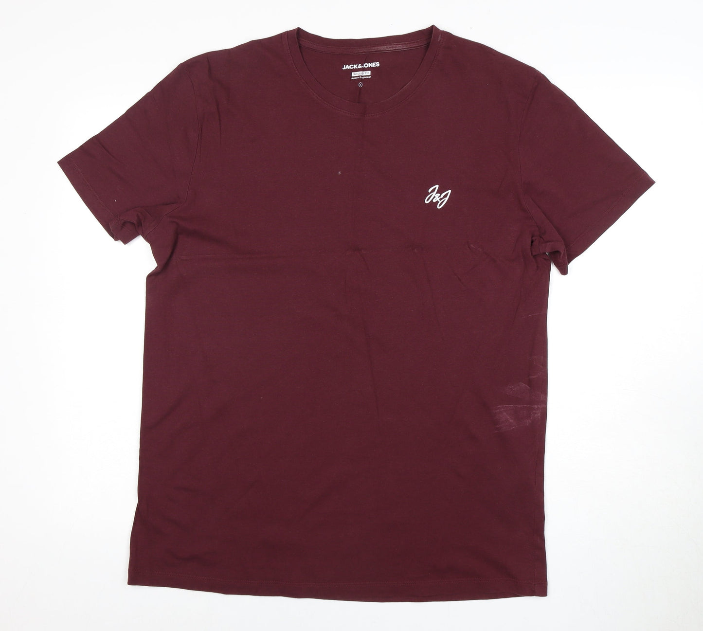 Jack & Jones Men’s Red XL Regular Fit T-Shirt