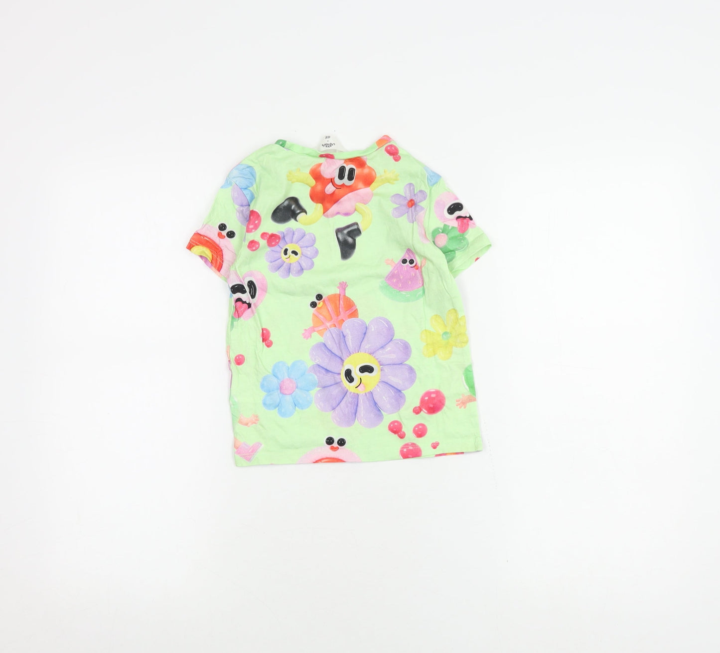 H&M Girls Multicoloured Graphic T-Shirt 4-6 Years