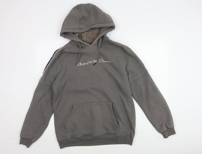 Mens UK Size L Kings Will Dream Grey Pullover Hoodie
