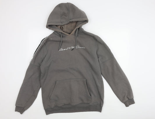 Mens UK Size L Kings Will Dream Grey Pullover Hoodie