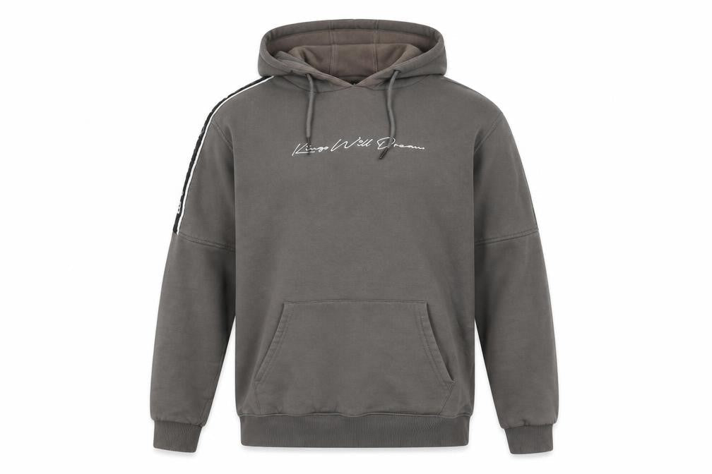 Mens UK Size L Kings Will Dream Grey Pullover Hoodie