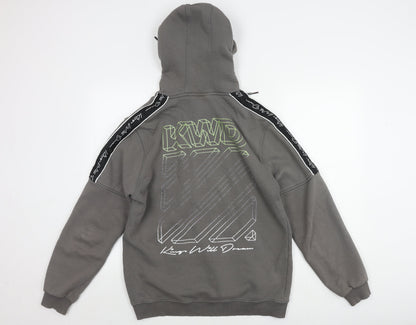 Mens UK Size L Kings Will Dream Grey Pullover Hoodie