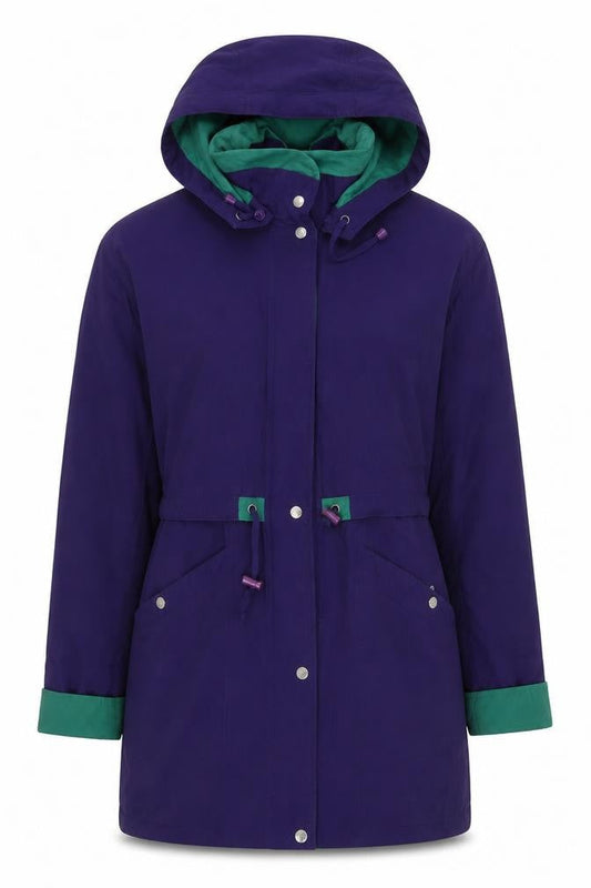 Womens UK Size 10 C&A Multicoloured Anorak Coat