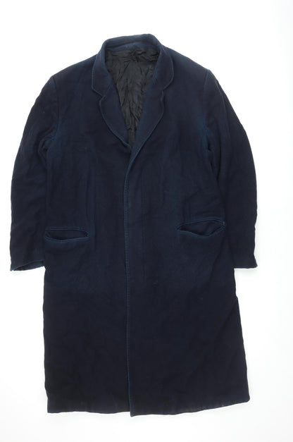 Mens UK Size 42 L Skopes Blue Overcoat