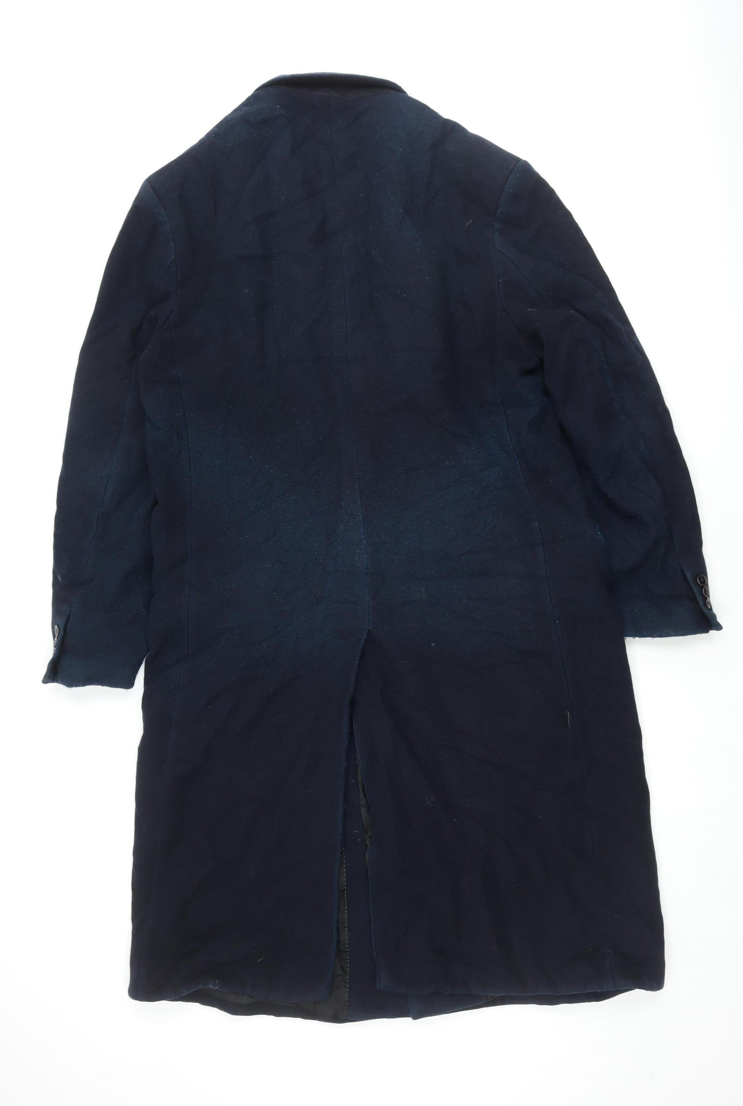 Mens UK Size 42 L Skopes Blue Overcoat