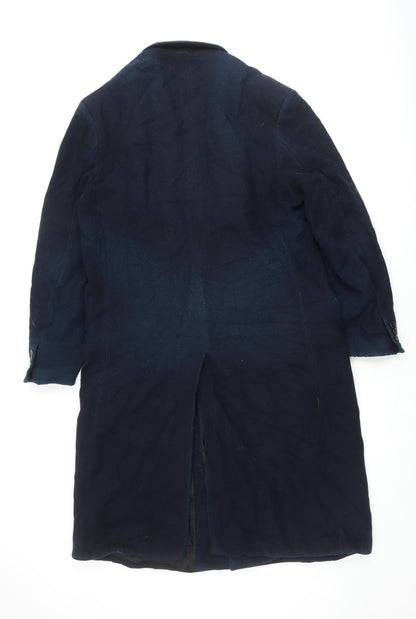 Mens UK Size 42 L Skopes Blue Overcoat