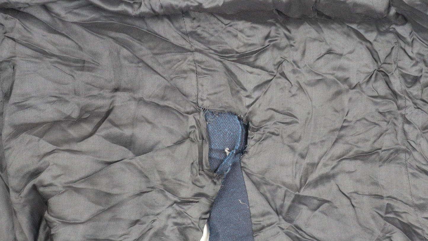 Mens UK Size 42 L Skopes Blue Overcoat