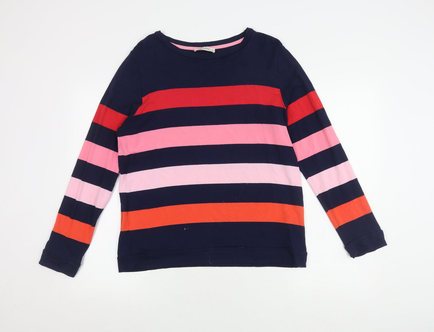 Womens UK Size M Oasis Multicoloured Pullover Jumper