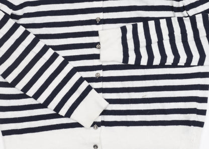 Marks and Spencer Women's Multicoloured Striped Cardigan Size 16
