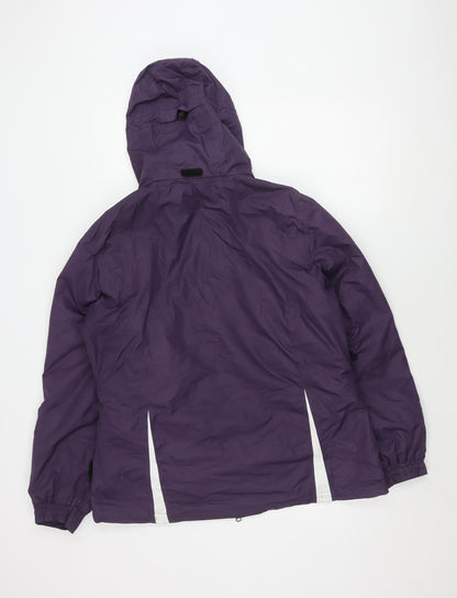 Womens UK Size L Crane Purple Rain Coat