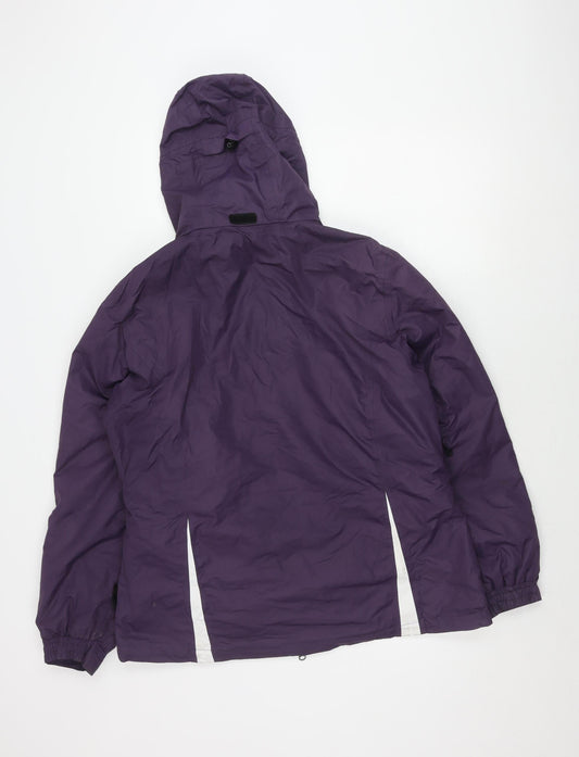 Womens UK Size L Crane Purple Rain Coat