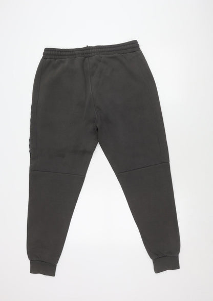 Nicce Men's Black Jogger Trousers M Medium Casual