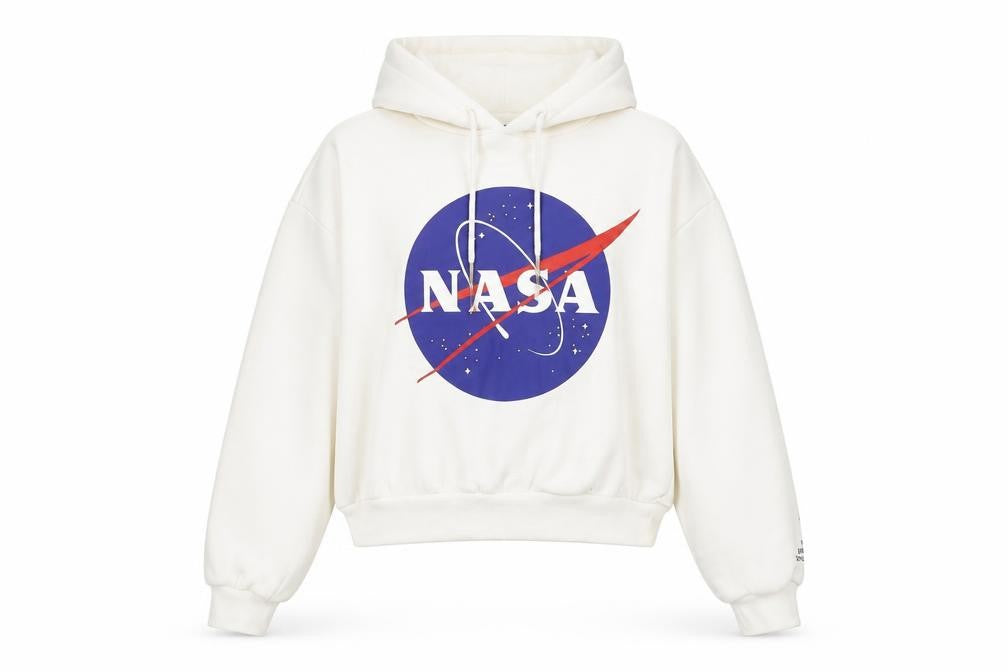 Womens UK Size XS H&M White Pullover Hoodie