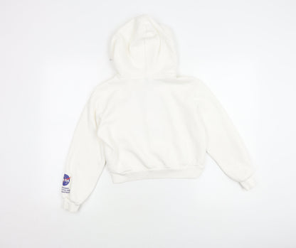H&M Women's White NASA Graphic Hoodie - XS