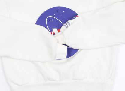 H&M Women's White NASA Graphic Hoodie - XS