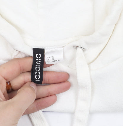 H&M Women's White NASA Graphic Hoodie - XS