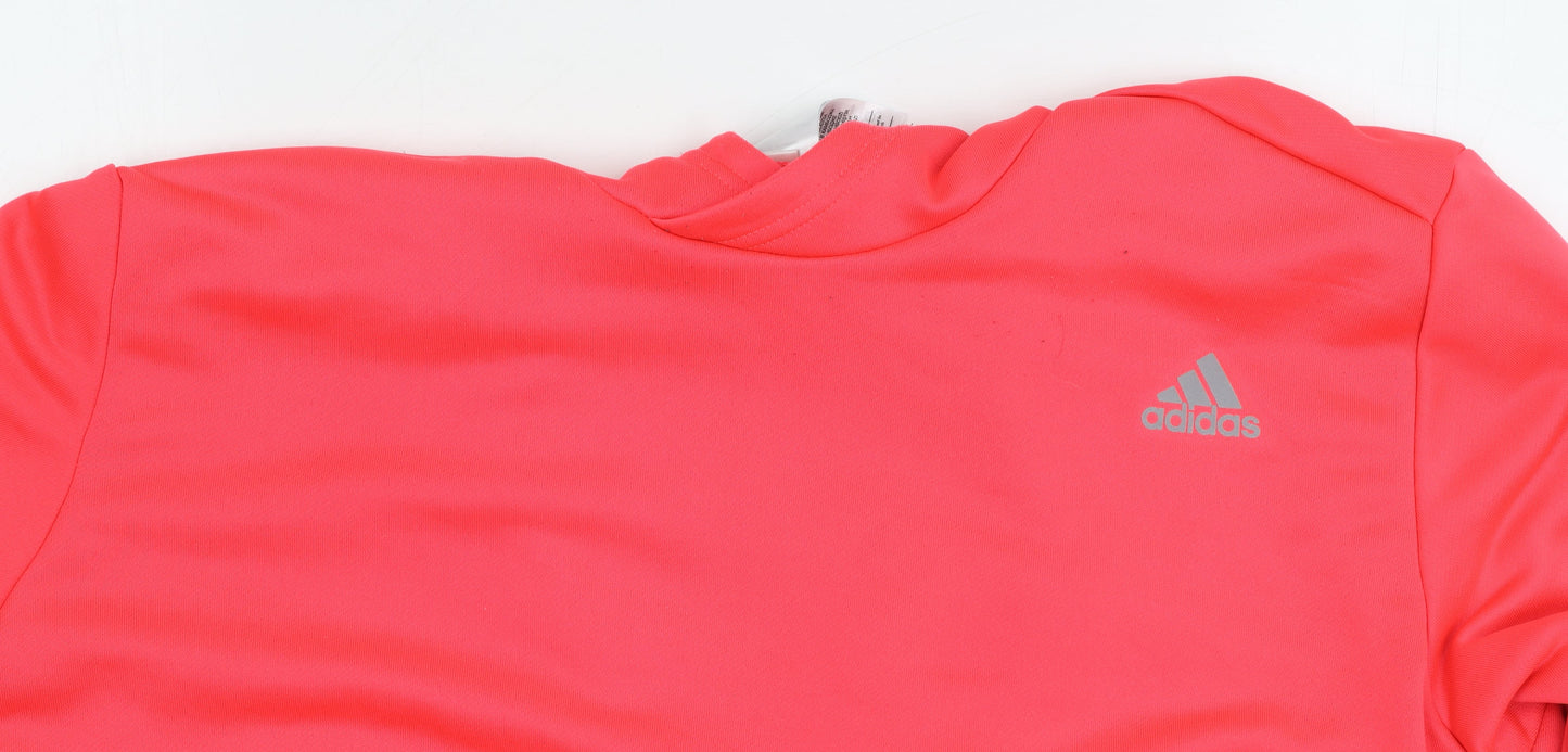 Mens UK Size XL adidas Red Pullover Hoodie