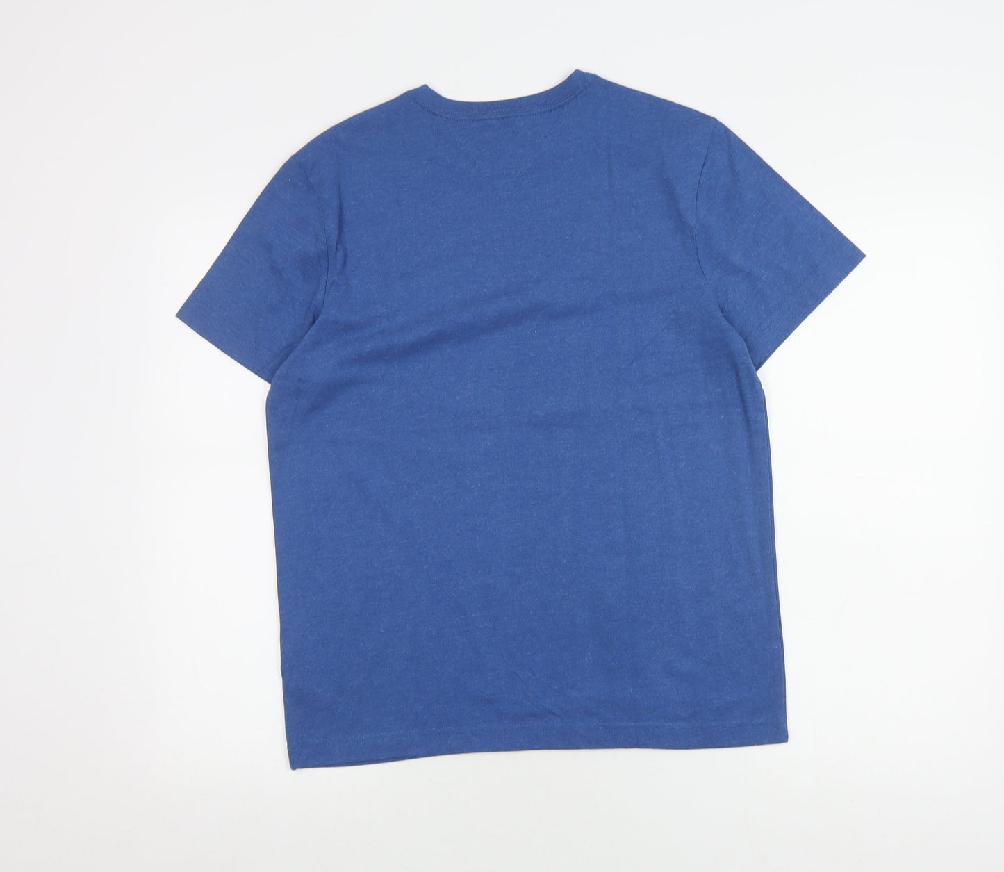 Tommy Hilfiger Men's Blue Graphic T-Shirt, Size S, Patriotic Style