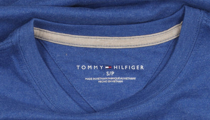 Tommy Hilfiger Men's Blue Graphic T-Shirt, Size S, Patriotic Style