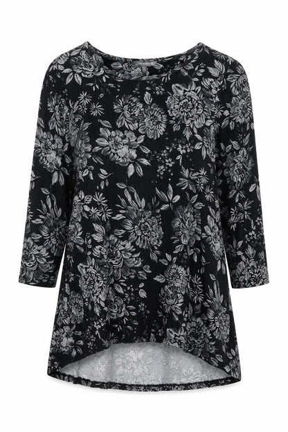 Womens UK Size 12 Laura Ashley Black  Blouse