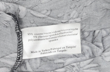 Laura Ashley Women's Black Floral Blouse, Size 12