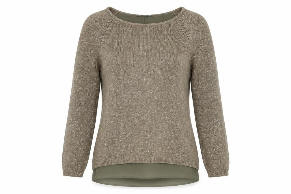 Womens UK Size 12 Laura Ashley Beige Pullover Jumper