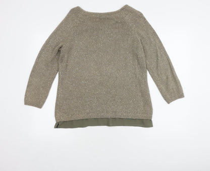 Laura Ashley Women's Beige Pullover Jumper Size 12