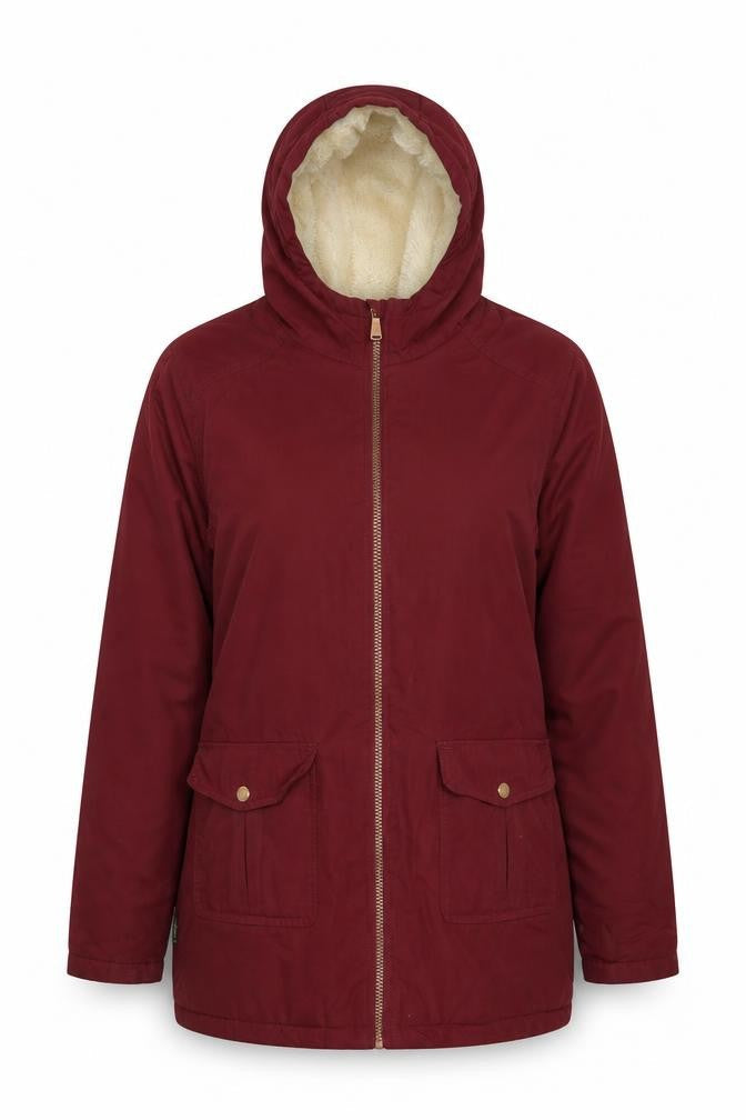 Womens UK Size 12 Gelert Red Parka Coat
