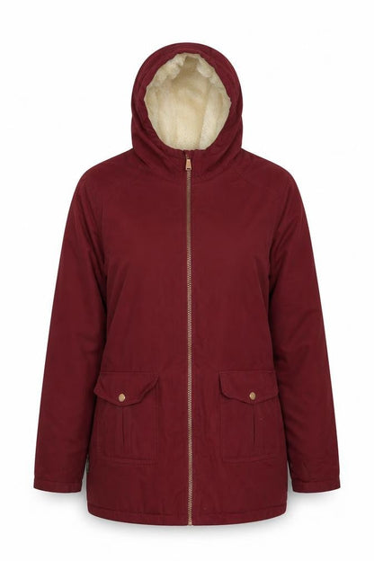 Womens UK Size 12 Gelert Red Parka Coat