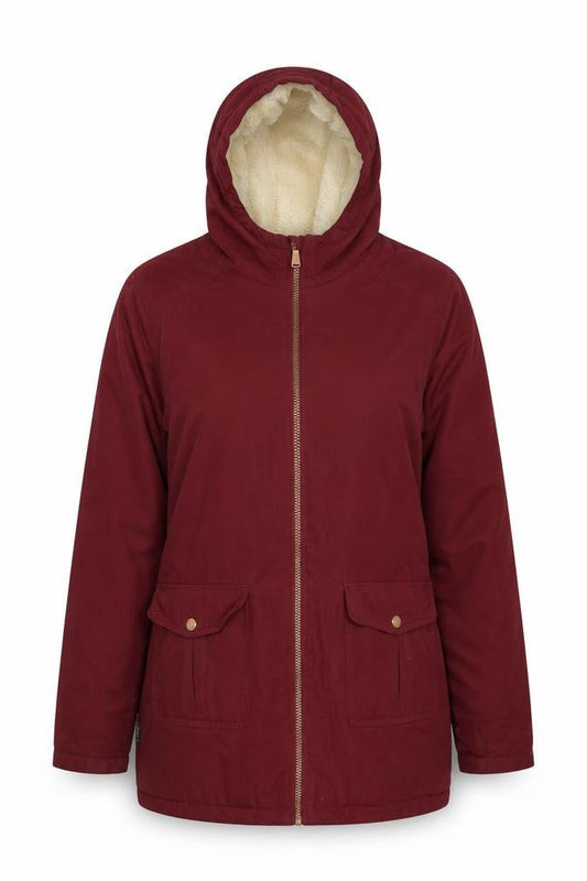 Womens UK Size 12 Gelert Red Parka Coat